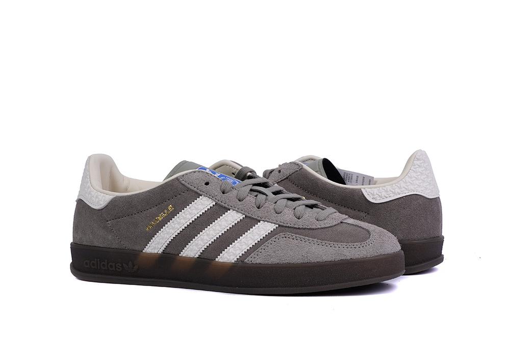 PK GOD Adidas Gazelle Indoor Grey White RETAIL MATERIALS READY TO SHIP